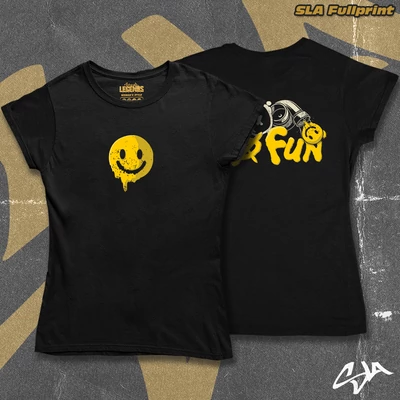 No turbo NO FUN women's style t-shirt - SLA Fullprint