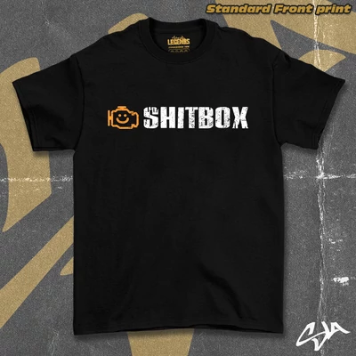 Shitbox unisex oversized t-shirt - Standard front print