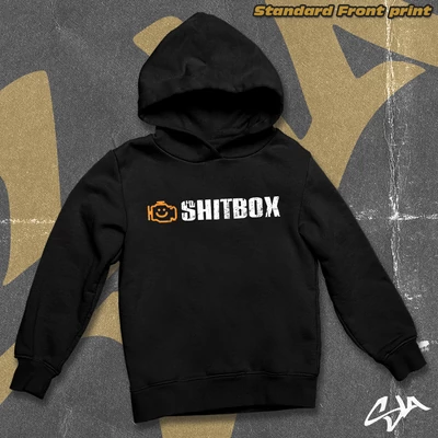 Shitbox oversized hoodied sweatshirt - Standard front print