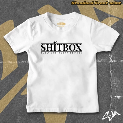 Shitbox slow and rusty edition kids' style t-shirt - Standard front print