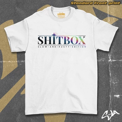 Shitbox slow and rusty edition unisex oversized t-shirt - Standard front print