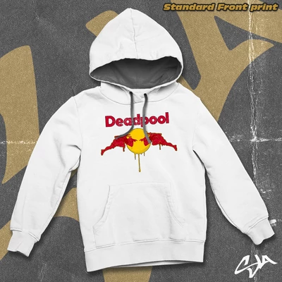 Redpool contrast-hoodied sweatshirt - Standard front print