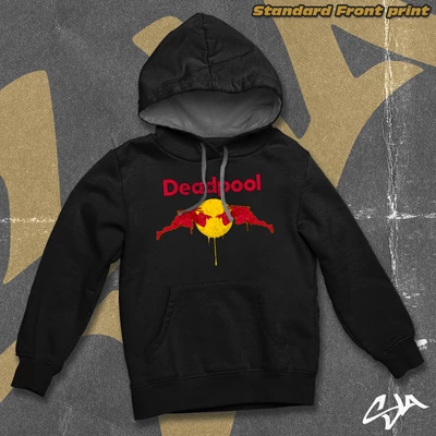 Redpool contrast-hoodied sweatshirt - Standard front print