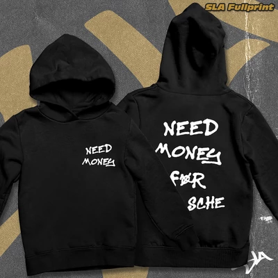 Need Money For oversized hoodied sweatshirt - SLA Fullprint