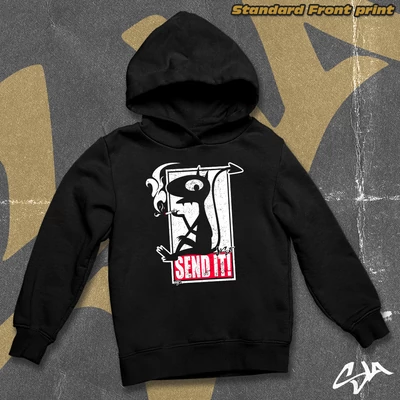 Send it - Luci oversized hoodied sweatshirt - Standard front print