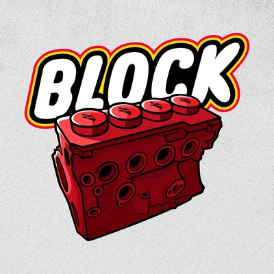 Block minta - Fehér