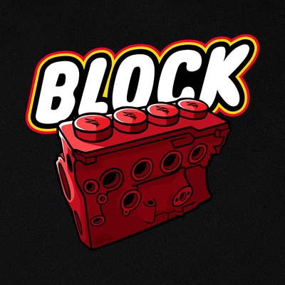 Block minta - Fekete