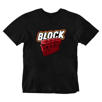 Block férfi póló - Fekete