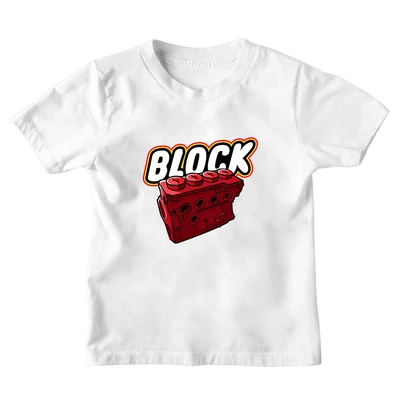 Block Gyerek póló - Fehér