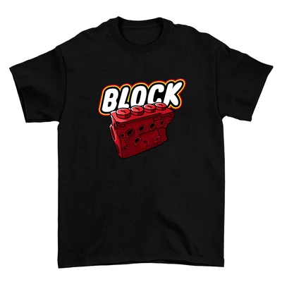 Block oversize póló - Fekete