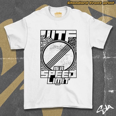 WTF is a speed limit unisex oversized t-shirt - Standard front print