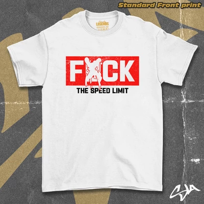 Fuck the speed limit unisex oversized t-shirt - Standard front print