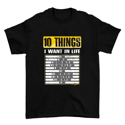 10 Things oversize póló - Fekete