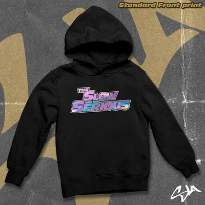 The Slow and the Serious oversized hoodied sweatshirt - Standard front print