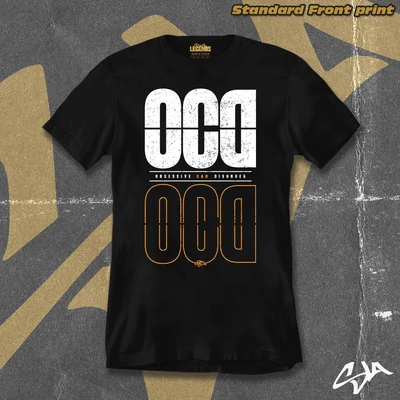 OCD men's style t-shirt - Standard front print