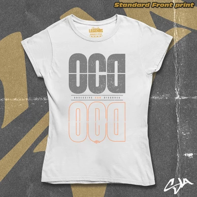OCD women's style t-shirt - Standard front print