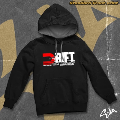 Drift contrast-hoodied sweatshirt - Standard front print
