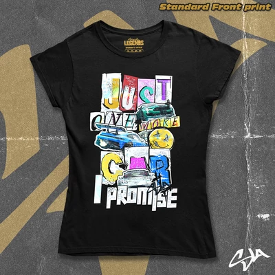 Just one more car women's style t-shirt - Standard front print