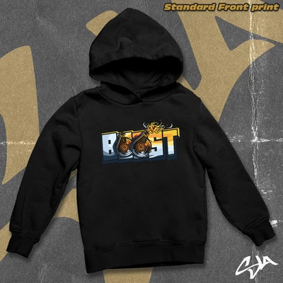 Boost oversized hoodied sweatshirt - Standard front print