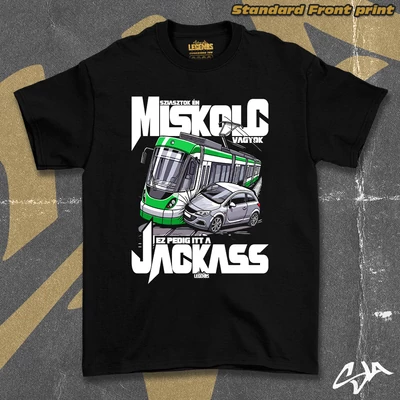 Miskolc Jackass unisex oversized t-shirt - Standard front print