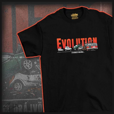 Evolution of MC DRÁJVÖRZ póló