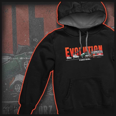 Evolution of MC DRÁJVÖRZ hoodie