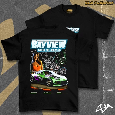 Bayview - Where we grew up unisex oversized t-shirt - SLA Fullprint