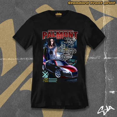 Palmont City - Where the night never ended men's style t-shirt - Standard front print