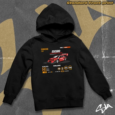 GT Garage - Escudo oversized hoodied sweatshirt - SLA Fullprint