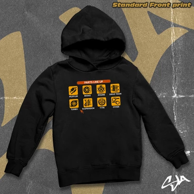 GT Tuning menü oversized hoodied sweatshirt - SLA Fullprint