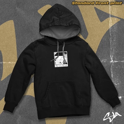 Minimal Aesthetic - Mitsubishi contrast-hoodied sweatshirt hoodie - Standard front print