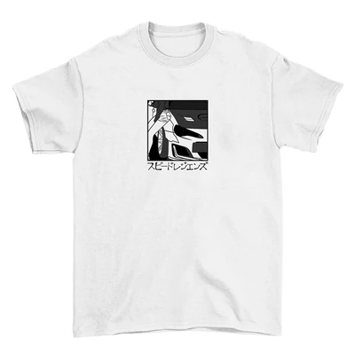 BRZ M.A. oversize póló - Fehér