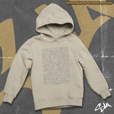 Track Limit oversized hoodied sweatshirt - Standard front print