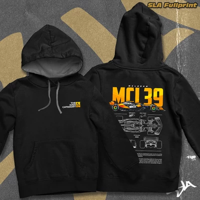 McLaren - MCL39 contrast-hoodied sweatshirt - SLA Fullprint