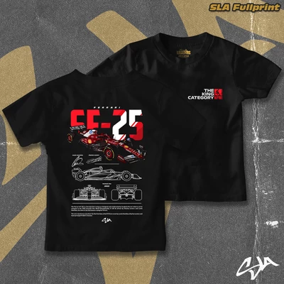 Ferrari - SF-25 kids' style t-shirt - SLA Fullprint