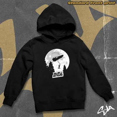 McFly go home oversized hoodied sweatshirt - Standard front print