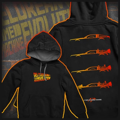 DeLorean evolution hoodie