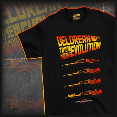 DeLorean evolution póló