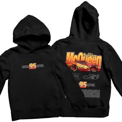 McQueen oversize kapucnis pulóver