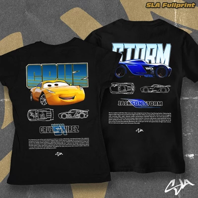 Jackson Storm & Cruz Ramirez woman and man style t-shirts - SLA Fullprint