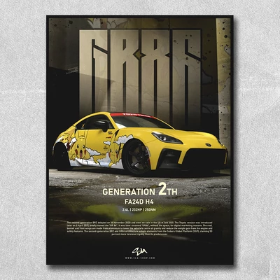 20x27cm Pika GR86 poszter