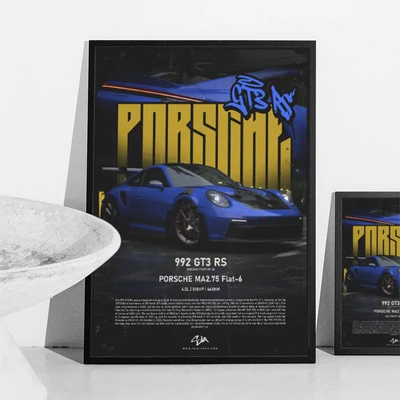 30x40cm GT3 RS '22 poszter