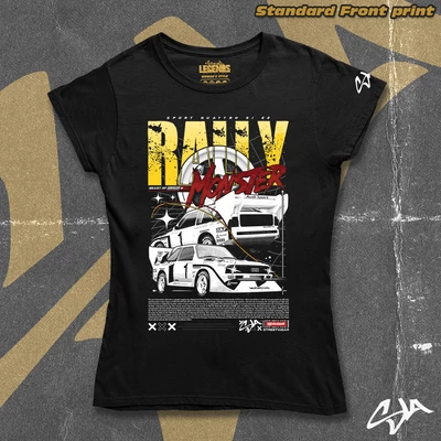 Rally Monster S1 Quattro women's style t-shirt - Standard front print