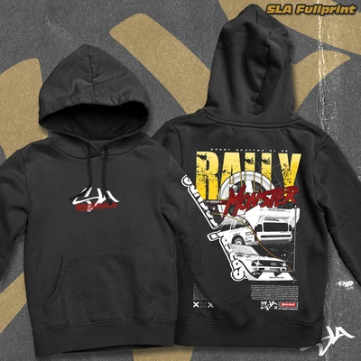 Rally Monster S1 Quattro contrast-hoodied sweatshirt - SLA fullprint