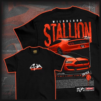 WildBlood Stallion GT350 t-shirt