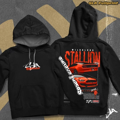 WildBlood Stallion GT350 contrast-hoodied sweatshirt - SLA fullprint