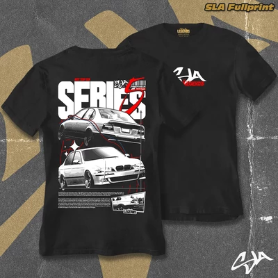 E39 Series 5 men's style t-shirt - SLA Fullprint