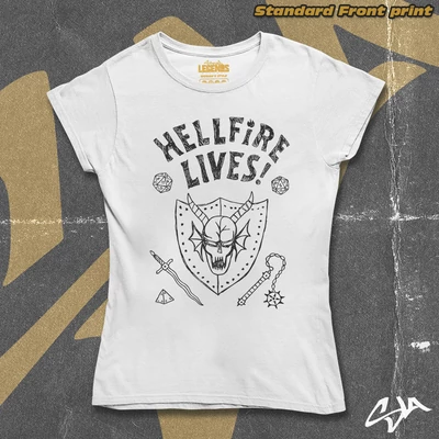 Hellfire Lives women's style t-shirt - Standard front print