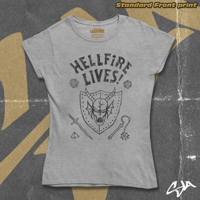 Hellfire Lives women's style t-shirt - Standard front print