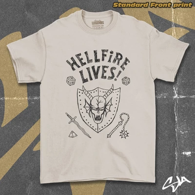 Hellfire Lives oversize t-shirt - Standard front print